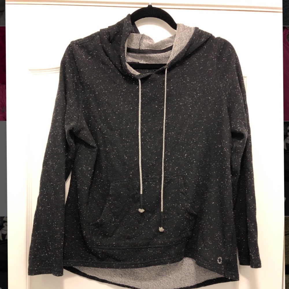 Space Dye Hoodie with cutout back